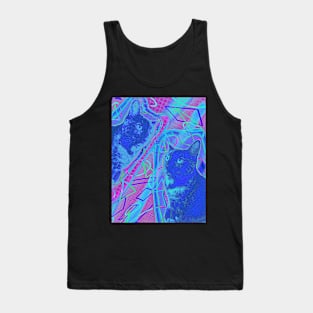 Halftone Cat V5 Tank Top